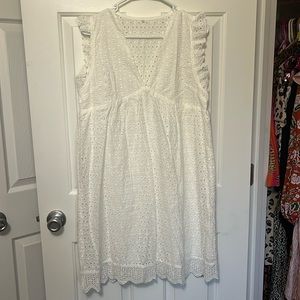 White Eyelet Dress | Easter Dress